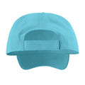 Aqua - Back - Result Unisex Core Houston 5 Panel Printers Baseball Cap (Pack of 2)