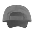 Dove Grey - Back - Result Unisex Core Houston 5 Panel Printers Baseball Cap (Pack of 2)