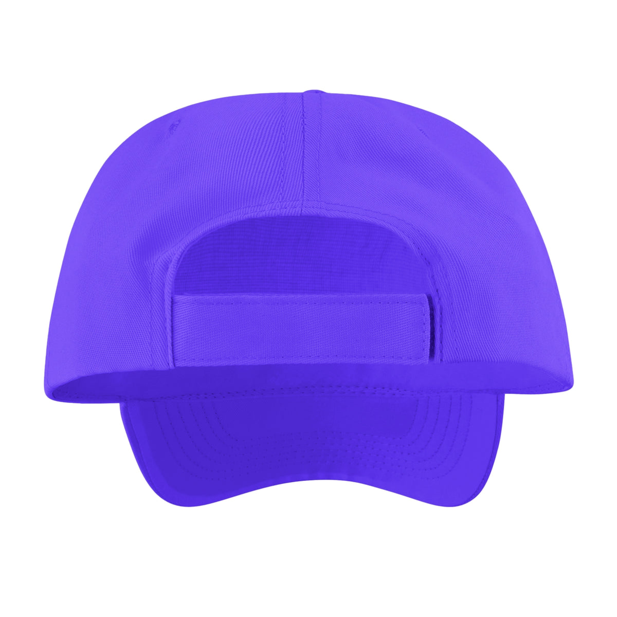 Purple - Back - Result Unisex Core Houston 5 Panel Printers Baseball Cap (Pack Of 2)
