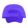 Purple - Back - Result Unisex Core Houston 5 Panel Printers Baseball Cap (Pack of 2)