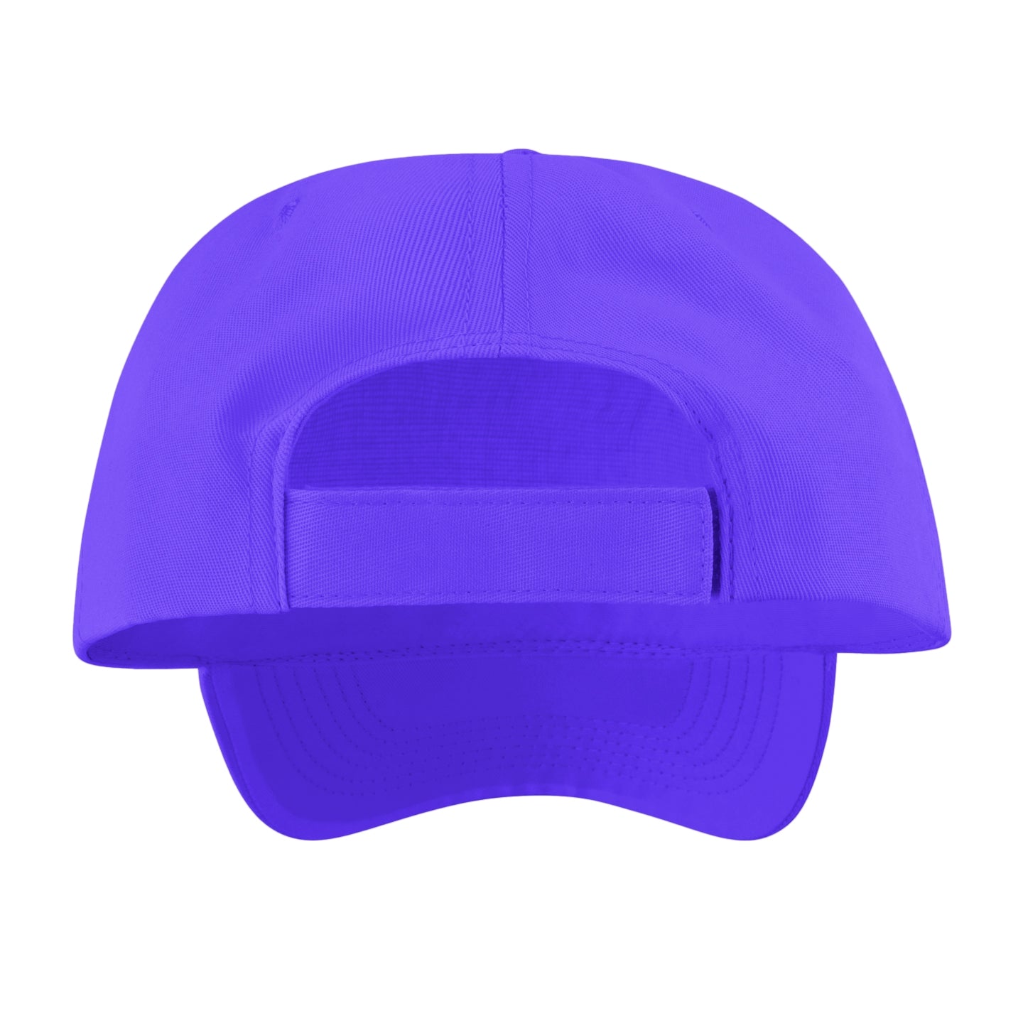 Purple - Back - Result Unisex Core Houston 5 Panel Printers Baseball Cap (Pack Of 2)