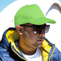 Lime - Back - Result Unisex Core Boston 5 Panel Printers Baseball Cap (Pack Of 2)