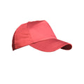 Red - Front - Result Unisex Plain Baseball Cap (Pack of 2)
