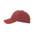 Burgundy - Back - Result Unisex Plain Baseball Cap (Pack of 2)