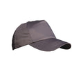 Grey - Front - Result Unisex Plain Baseball Cap (Pack of 2)