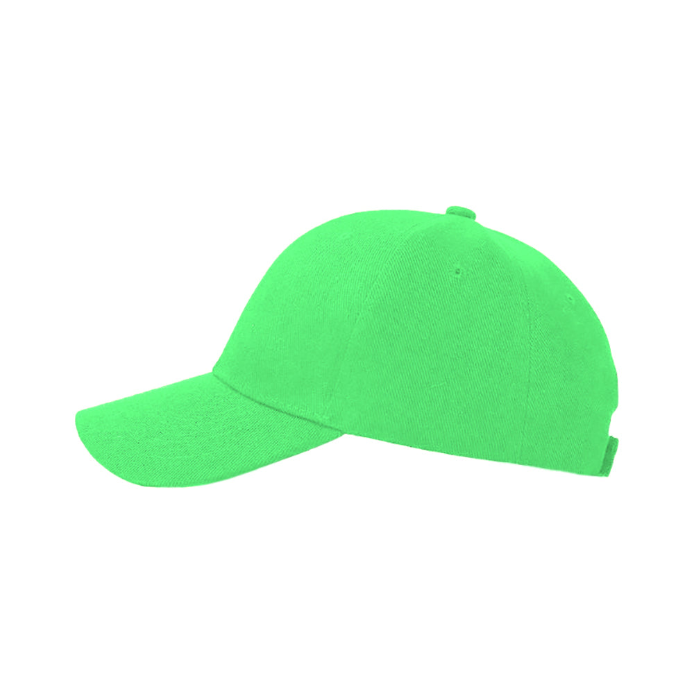 Kelly Green - Back - Result Unisex Plain Baseball Cap (Pack of 2)
