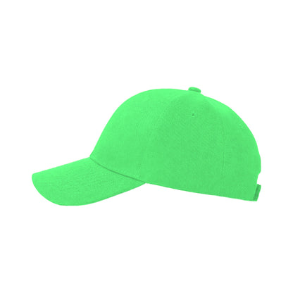 Kelly Green - Back - Result Unisex Plain Baseball Cap (Pack of 2)