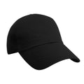 Black - Back - Result Unisex Heavy Cotton Premium Pro-Style Baseball Cap (Pack of 2)