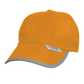 Hi Vis Orange - Front - Result Unisex High-Vis Baseball Cap (3M) (Pack of 2)