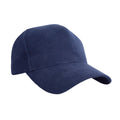 Navy Blue - Front - Result Pro Style Heavy Brushed Cotton Baseball Cap (Pack of 2)