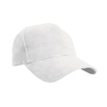 White - Front - Result Pro Style Heavy Brushed Cotton Baseball Cap (Pack of 2)