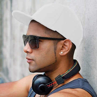 White - Back - Result Unisex Core Kansas Flex Baseball Cap (Pack of 2)
