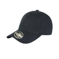 Black - Front - Result Unisex Core Kansas Flex Baseball Cap (Pack of 2)