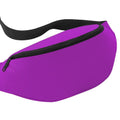 Fuchsia - Back - Bagbase Adjustable Belt Bag (2.5 Litres) (Pack of 2)
