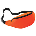 Orange - Front - Bagbase Adjustable Belt Bag (2.5 Litres) (Pack of 2)