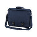 French Navy - Back - Quadra Portfolio Briefcase Bag - 12 Litres (Pack of 2)