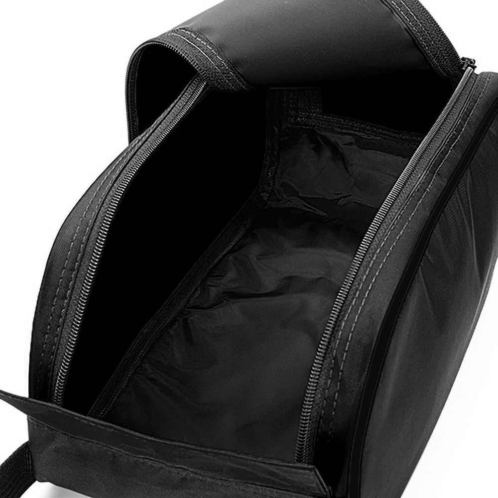 Black - Back - Quadra Teamwear Shoe Bag - 9 Litres (Pack of 2)