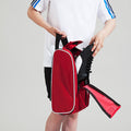 Classic Red-Black-White - Side - Quadra Teamwear Shoe Bag - 9 Litres (Pack of 2)