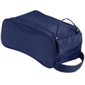 French Navy - Front - Quadra Teamwear Shoe Bag - 9 Litres (Pack of 2)