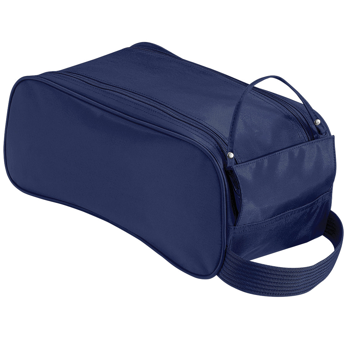 French Navy - Front - Quadra Teamwear Shoe Bag - 9 Litres (Pack of 2)