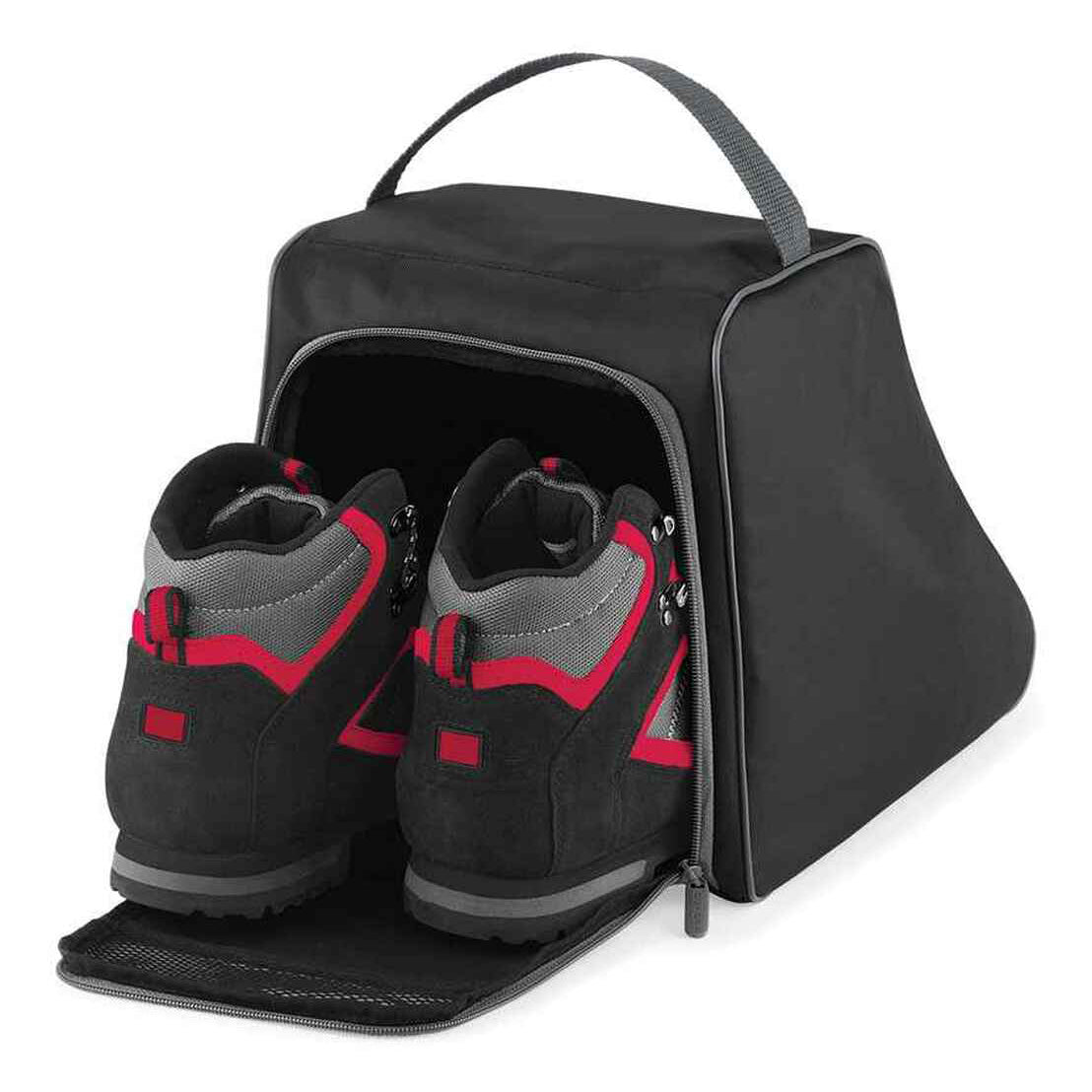 Black-Graphite - Back - Quadra Hiking Boot-Shoe Bag - 14 Litres (Pack of 2)