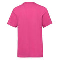 Fuchsia - Back - Fruit Of The Loom Childrens-Kids Unisex Valueweight Short Sleeve T-Shirt (Pack of 2)