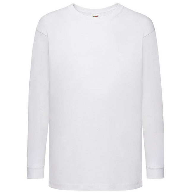 Royal - Side - Fruit Of The Loom Childrens-Kids Long Sleeve T-Shirt (Pack of 2)