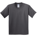 Charcoal - Front - Gildan Childrens Unisex Heavy Cotton T-Shirt (Pack Of 2)