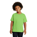 Lime - Back - Gildan Childrens Unisex Heavy Cotton T-Shirt (Pack Of 2)