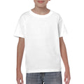 White - Back - Gildan Childrens Unisex Heavy Cotton T-Shirt (Pack Of 2)