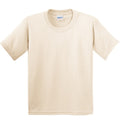 Natural - Front - Gildan Childrens Unisex Heavy Cotton T-Shirt (Pack Of 2)
