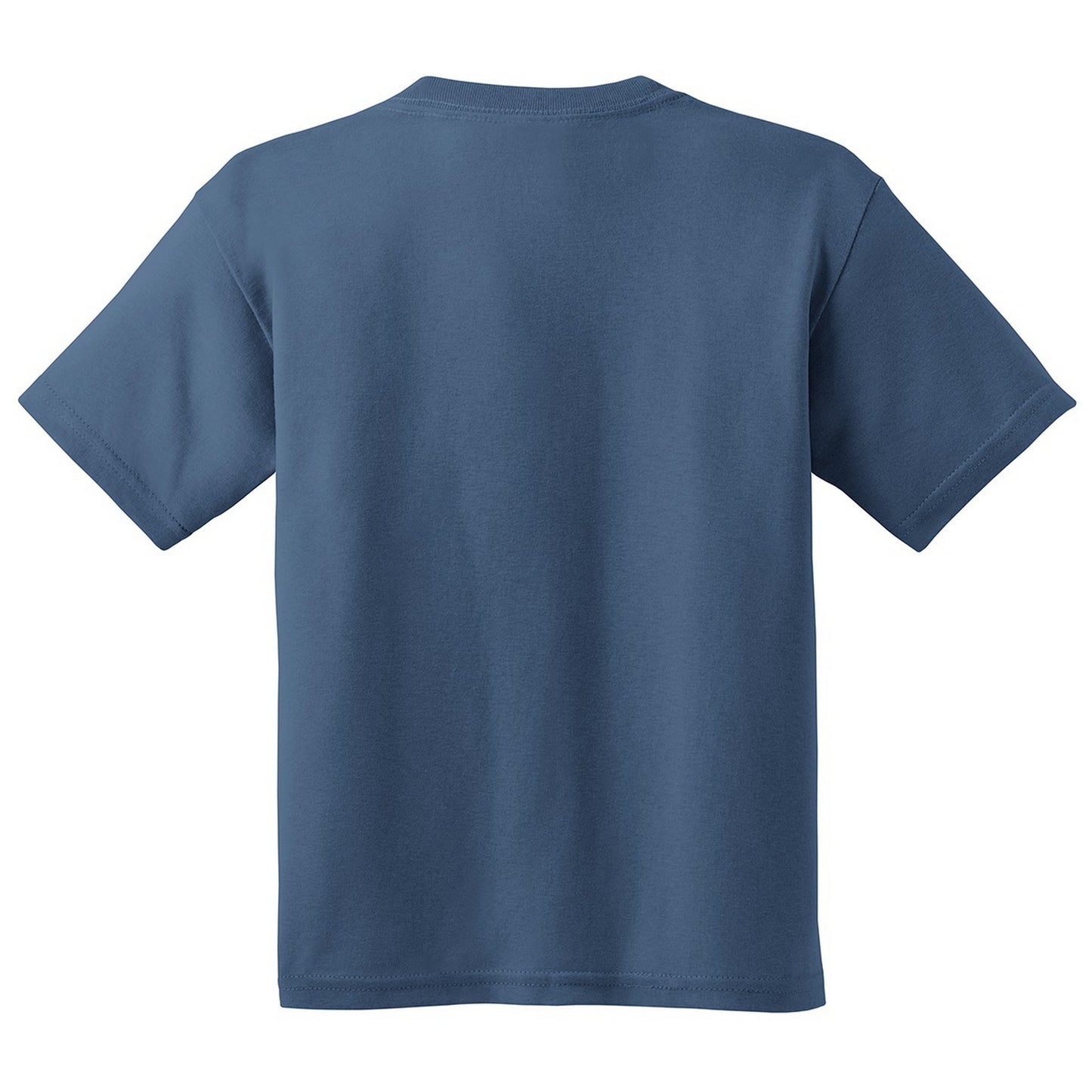 Indigo Blue - Back - Gildan Childrens Unisex Soft Style T-Shirt (Pack Of 2)