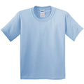 Light Blue - Front - Gildan Childrens Unisex Soft Style T-Shirt (Pack Of 2)