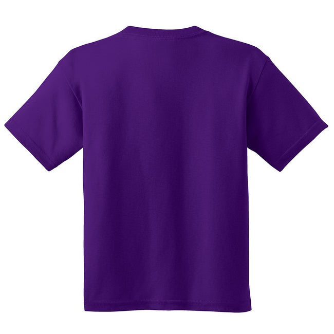 Purple - Back - Gildan Childrens Unisex Soft Style T-Shirt (Pack Of 2)