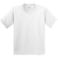 White - Front - Gildan Childrens Unisex Soft Style T-Shirt (Pack Of 2)
