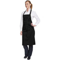 Black - Back - Dennys Multicoloured Bib Apron 28x36ins (Pack of 2)