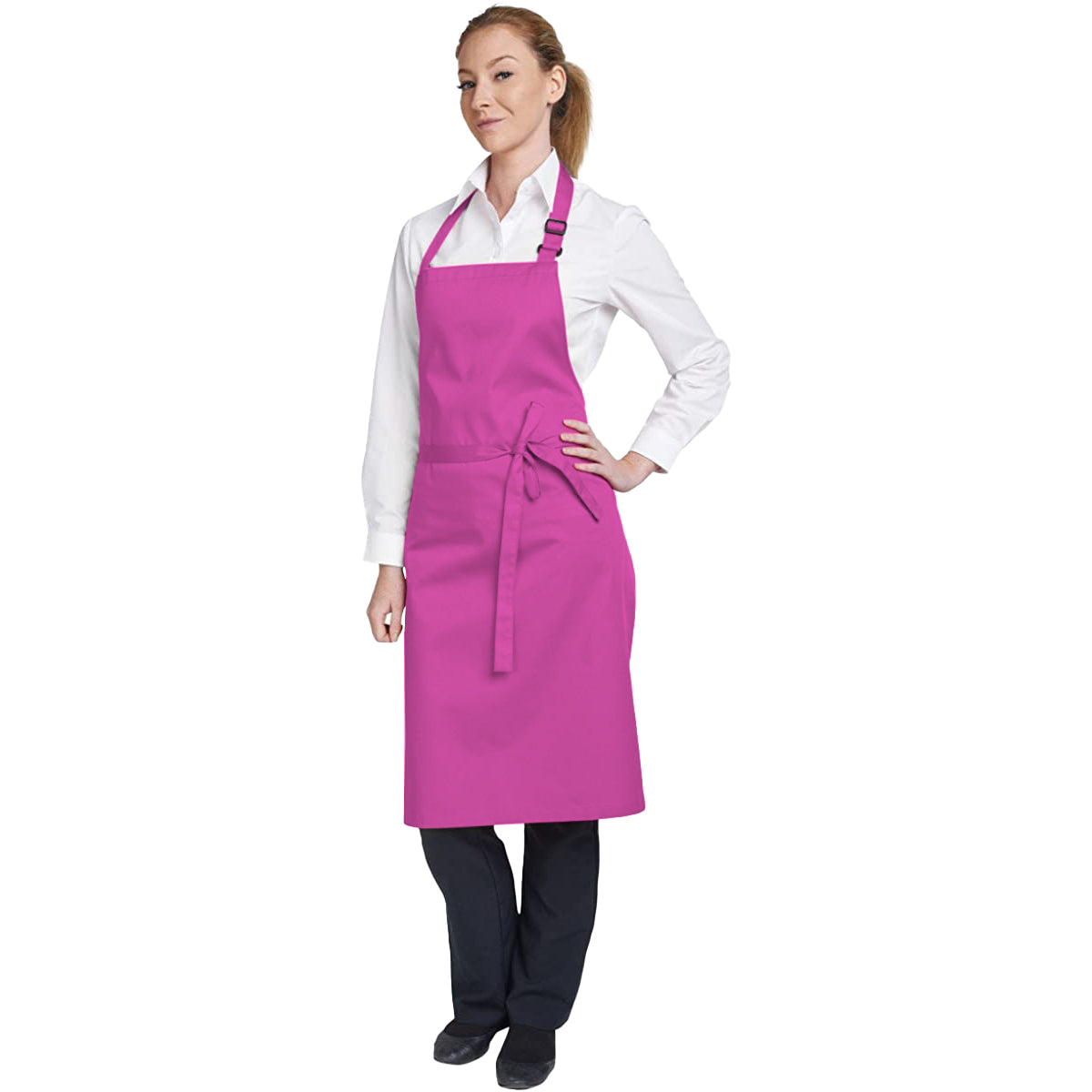 Berry - Back - Dennys Multicoloured Bib Apron 28x36ins (Pack of 2)