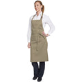 Sage - Back - Dennys Multicoloured Bib Apron 28x36ins (Pack of 2)