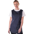 Navy Blue - Back - Dennys Womens-Ladies Workwear Tabard (Pack of 2)