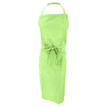 Lime - Front - Jassz Bistro Unisex Bib Apron With Pocket - Barwear (Pack of 2)