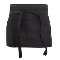 Black - Front - Dennys Unisex Money Pocket Workwear Apron (Pack of 2)