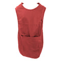 Red - Front - Jassz Bistro Womens-Ladies Tabard - Hospitality & Catering (Pack of 2)