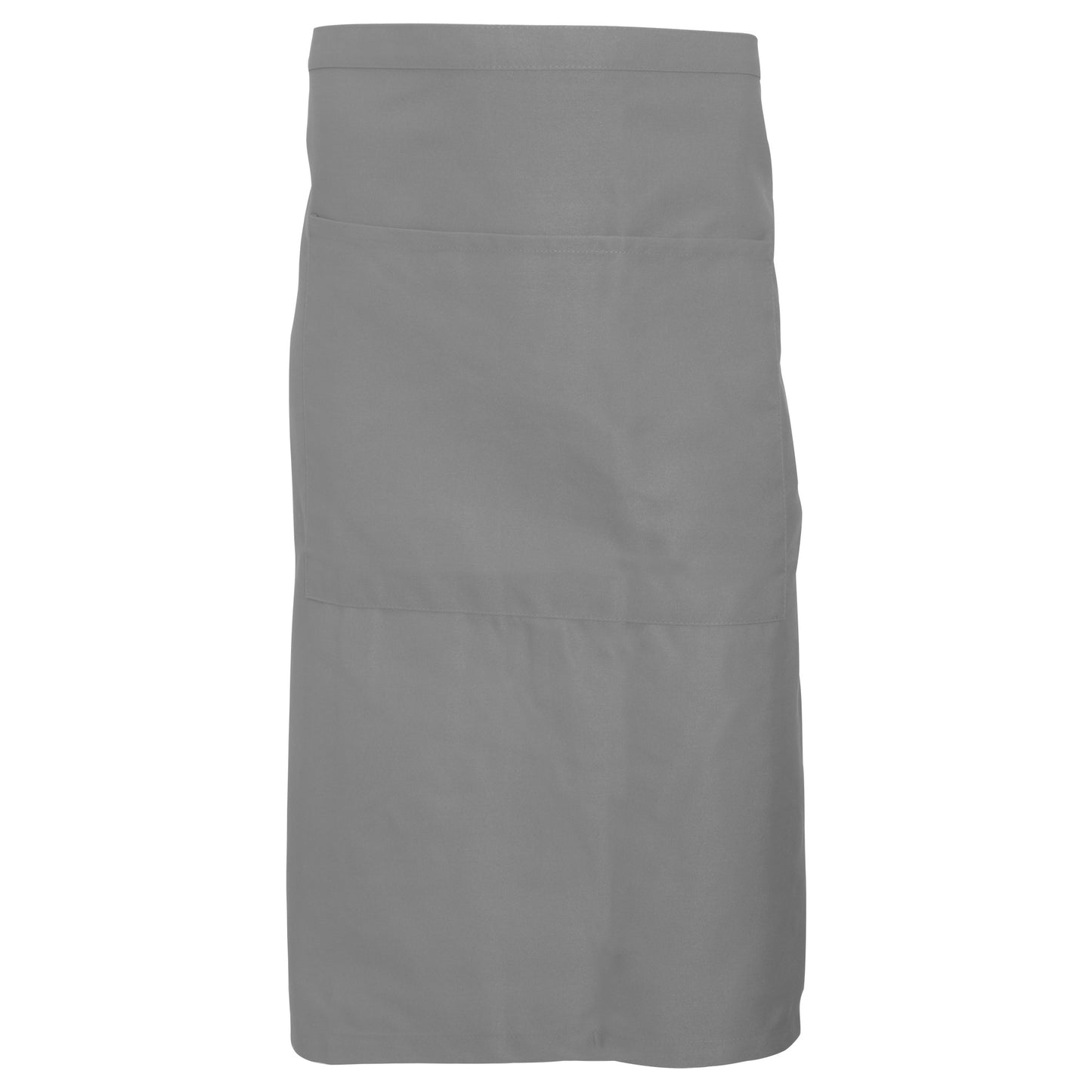 Storm Grey - Front - Dennys Adults Unisex Catering Waist Apron With Pocket (Pack of 2)