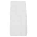 White - Front - Dennys Adults Unisex Catering Waist Apron With Pocket (Pack of 2)