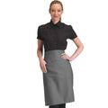 Griffin Grey - Back - Dennys Adults Unisex Catering Waist Apron With Pocket (Pack of 2)