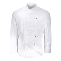White - Front - Dennys Mens Long Sleeve Chefs Jacket - Chefswear (Pack of 2)