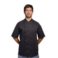 Black - Back - Dennys AFD Adults Unisex Thermocool Chefs Jacket (Pack of 2)