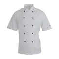 White - Front - Dennys AFD Adults Unisex Thermocool Chefs Jacket (Pack of 2)