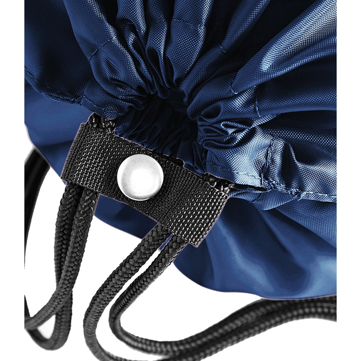 French Navy - Side - Quadra Premium Gymsac Over Shoulder Bag - 14 Litres (Pack of 2)