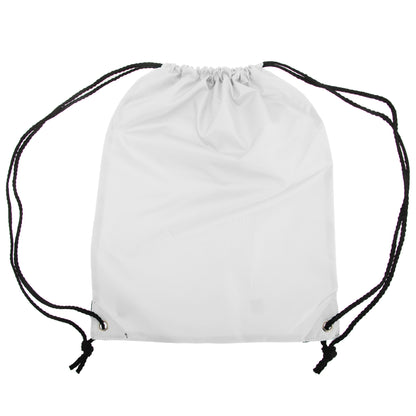 White - Front - Shugon Stafford Plain Drawstring Tote Bag - 13 Litres (Pack of 2)